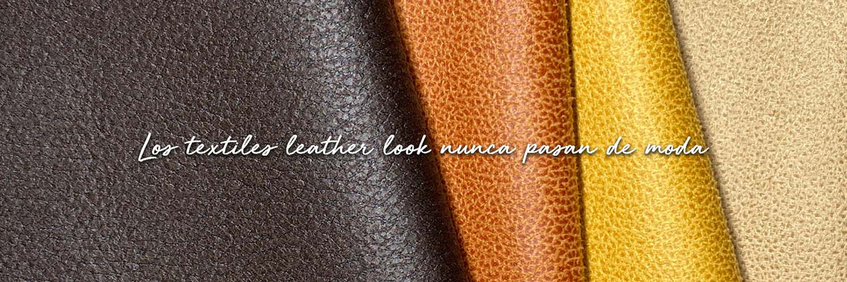 LOS TEXTILES LEATHER LOOK NUNCA PASAN DE MODA